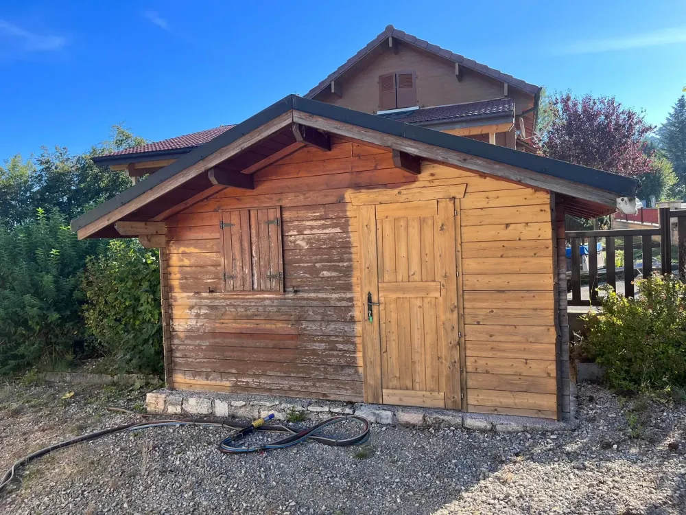 Décapage écologique à Frasne